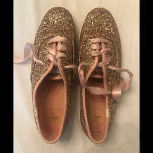 Kate Spade rose gold Keds